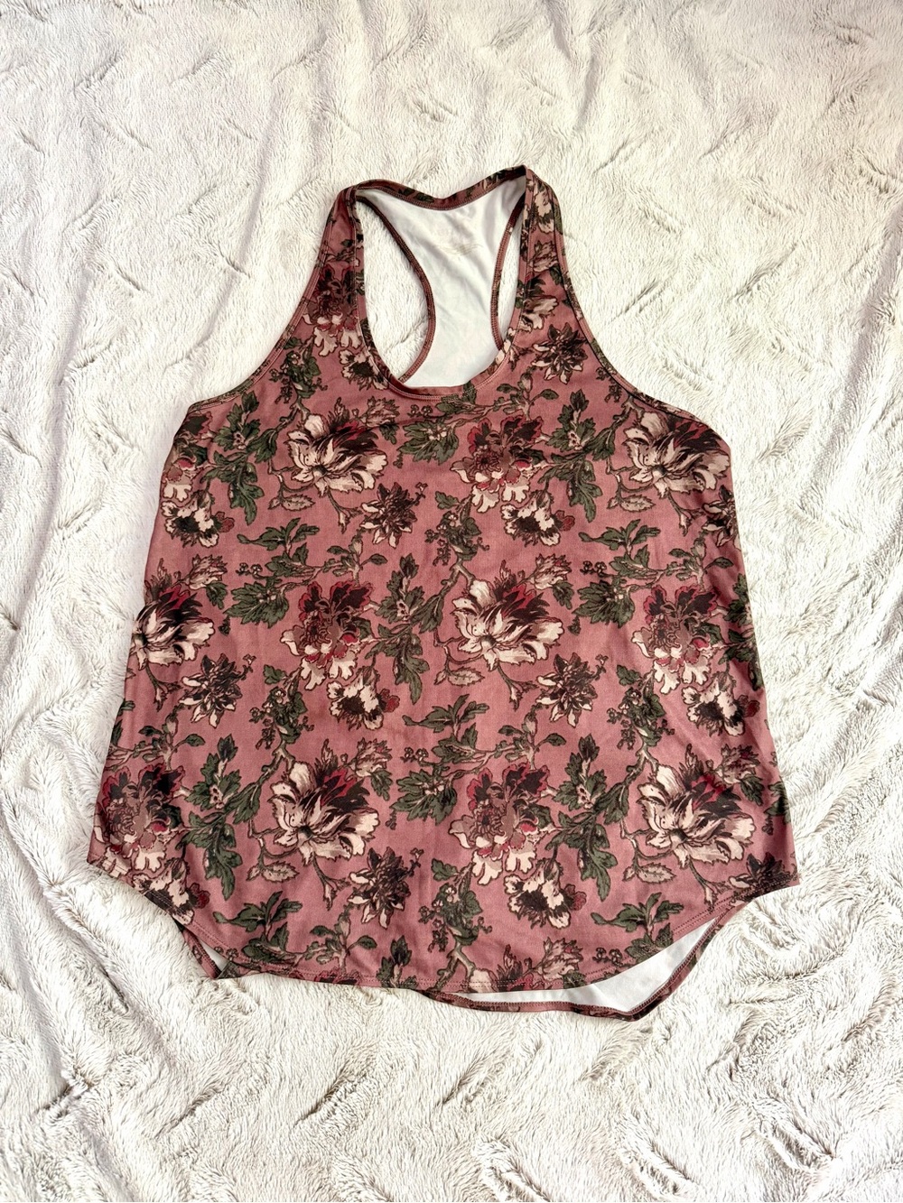 Burton Dusty Rose Floral Racerback Tank